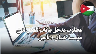 مطلوب مدخل بيانات للعمل لدى مؤسسة ضمان + تأمين